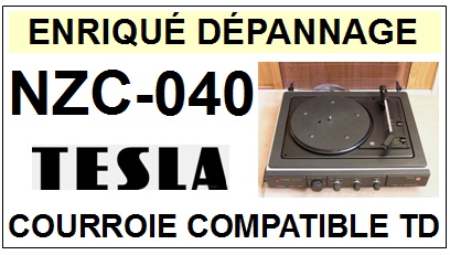 TESLA-NZC040 NZC-040-COURROIES-COMPATIBLES