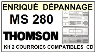 THOMSON-MS280 MS-280-COURROIES-COMPATIBLES