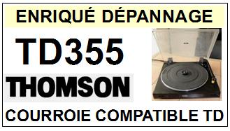 THOMSON-TD355-COURROIES-COMPATIBLES