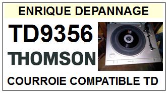 THOMSON-TD9356-COURROIES-COMPATIBLES