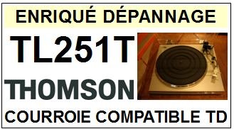 THOMSON-TL251T-COURROIES-COMPATIBLES