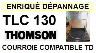 THOMSON<br> TLC130  courroie (flat belt) pour tourne-disques 