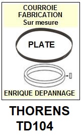 THORENS-TD104-COURROIES-COMPATIBLES