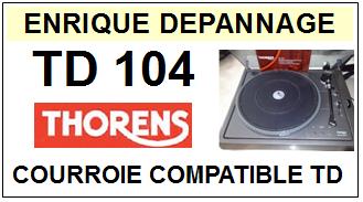 THORENS-TD104-COURROIES-COMPATIBLES
