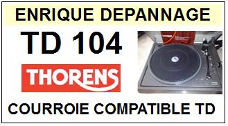 THORENS-TD104-COURROIES-ET-KITS-COURROIES-COMPATIBLES