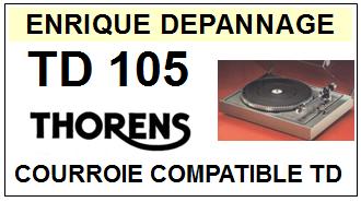 THORENS-TD105-COURROIES-COMPATIBLES