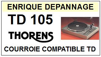 THORENS-TD105-COURROIES-ET-KITS-COURROIES-COMPATIBLES