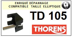 THORENS-TD105-POINTES-DE-LECTURE-DIAMANTS-SAPHIRS-COMPATIBLES