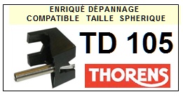 THORENS-TD105-POINTES-DE-LECTURE-DIAMANTS-SAPHIRS-COMPATIBLES