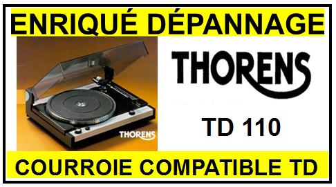 THORENS-TD110-COURROIES-COMPATIBLES