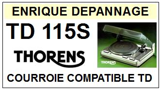 THORENS-TD115S TD-115S-COURROIES-COMPATIBLES
