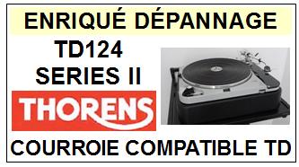 THORENS-TD124 SERIES II-COURROIES-COMPATIBLES