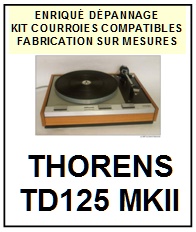 THORENS-TD125MKII TD125 MK2-COURROIES-ET-KITS-COURROIES-COMPATIBLES