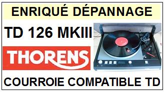 THORENS-TD126MKIII TD126 MKIII MK3-COURROIES-ET-KITS-COURROIES-COMPATIBLES