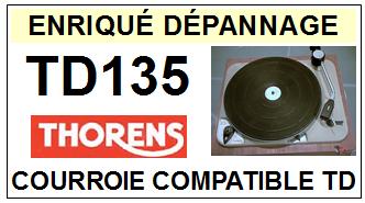 THORENS-TD135-COURROIES-COMPATIBLES