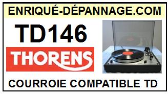 THORENS-TD146-COURROIES-COMPATIBLES