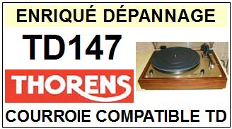 THORENS-TD147-COURROIES-COMPATIBLES