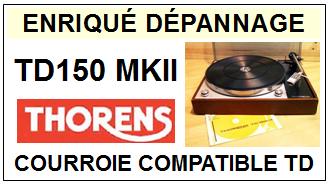 THORENS-TD150MKII TD150 MKII-COURROIES-COMPATIBLES