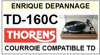 THORENS-TD160C TD-160C-COURROIES-COMPATIBLES