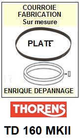 THORENS-TD160MKII TD-160-MKII MK2-COURROIES-COMPATIBLES