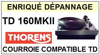 THORENS-TD160MKII TD-160-MKII MK2-COURROIES-COMPATIBLES