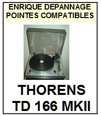 THORENS-TD166MKII TD166 MKII MK2-POINTES-DE-LECTURE-DIAMANTS-SAPHIRS-COMPATIBLES