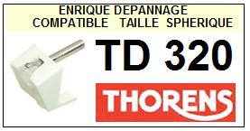 THORENS-TD320-POINTES-DE-LECTURE-DIAMANTS-SAPHIRS-COMPATIBLES