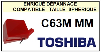 TOSHIBA-C63M MM-POINTES-DE-LECTURE-DIAMANTS-SAPHIRS-COMPATIBLES