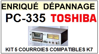 TOSHIBA-PC335 PC335-COURROIES-ET-KITS-COURROIES-COMPATIBLES