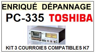 TOSHIBA-PC335 PC335-COURROIES-COMPATIBLES