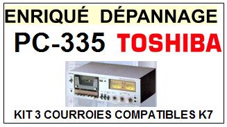 TOSHIBA-PC335 PC335-COURROIES-ET-KITS-COURROIES-COMPATIBLES