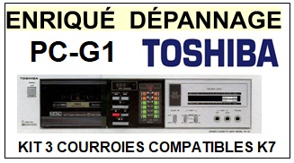 TOSHIBA-PCG1 PC-G1-COURROIES-ET-KITS-COURROIES-COMPATIBLES