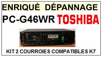 TOSHIBA-PCG46WR PC-G46WR-COURROIES-COMPATIBLES