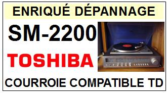 TOSHIBA-SM2200 SM-2200-COURROIES-COMPATIBLES