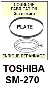 TOSHIBA-SM270 SM-270-COURROIES-ET-KITS-COURROIES-COMPATIBLES