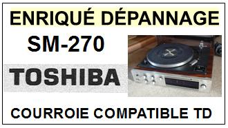 TOSHIBA-SM270 SM-270-COURROIES-COMPATIBLES