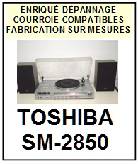 TOSHIBA-SM2850 SM-2850-COURROIES-ET-KITS-COURROIES-COMPATIBLES