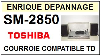 TOSHIBA-SM2850 SM-2850-COURROIES-COMPATIBLES