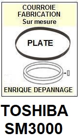 TOSHIBA-SM3000-COURROIES-COMPATIBLES