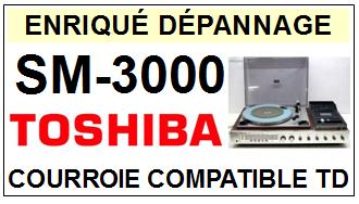 TOSHIBA-SM3000-COURROIES-COMPATIBLES