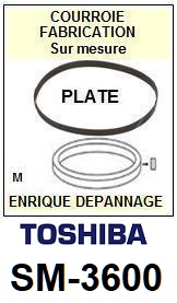 TOSHIBA-SM3600 SM-3600-COURROIES-ET-KITS-COURROIES-COMPATIBLES