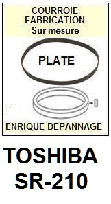 TOSHIBA-SR210 SR-210-COURROIES-ET-KITS-COURROIES-COMPATIBLES