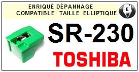 TOSHIBA-SR230 SR-230-POINTES-DE-LECTURE-DIAMANTS-SAPHIRS-COMPATIBLES