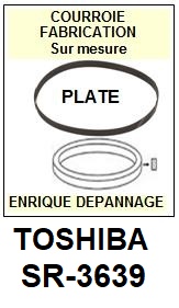 TOSHIBA-SR3639 SR-3639-COURROIES-COMPATIBLES