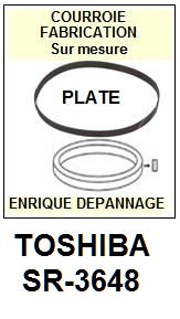 TOSHIBA-SR3648 SR-3648-COURROIES-COMPATIBLES