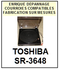 TOSHIBA-SR3648 SR-3648-COURROIES-COMPATIBLES