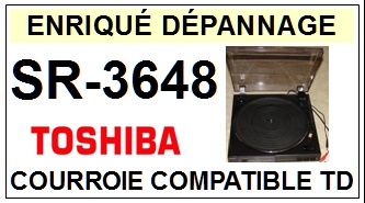TOSHIBA-SR3648 SR-3648-COURROIES-COMPATIBLES
