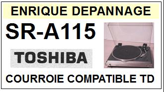 TOSHIBA-SRA115 SR-A115-COURROIES-COMPATIBLES