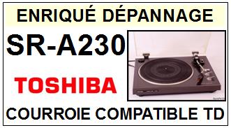 TOSHIBA-SRA230 SR-A230-COURROIES-ET-KITS-COURROIES-COMPATIBLES