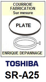 TOSHIBA-SRA25 SR-A25-COURROIES-COMPATIBLES